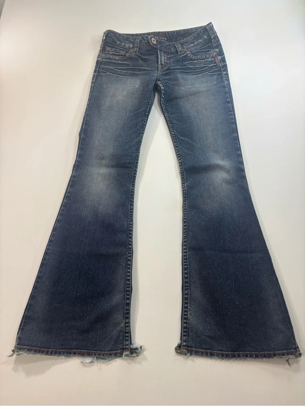 Classic Women's Dark Blue Flared Jeans